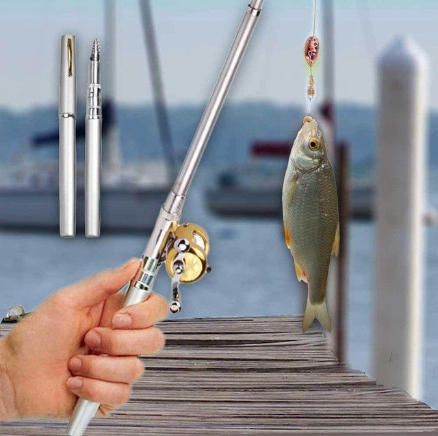 Pocket Telescopic Mini Fishing rod & reel in Other - Image 2