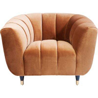 Kare Design 37.4" Wide Tufted Polyester Barrel Chair