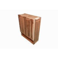 EcoDecors Tranquillity 24" W x 30" H X 10'' D Solid Wood Wall Mounted Bathroom Cabinet