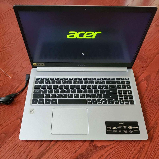 ACER ASPIRE 5 A515 THIN DESIGN 15.6-inch FHD i5-10210u quad core  20GB RAM, 512GB SSD UHD Graphics,  WINDOWS 11 in Laptops in Longueuil / South Shore - Image 3