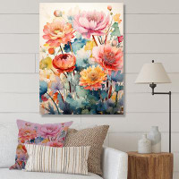 Winston Porter Botanical Plants And Flowers Delights I - Flowers Canvas Wall Art