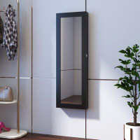 Ebern Designs Wall Mount Jewellery Armoire with Miror