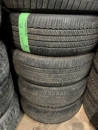 245 55 19 2 Bridgestone Dueler Alenza Used A/S Tires With 90% Tread Left