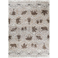Mayberry Rug Tacoma Camp Creek Brown Area Rug
