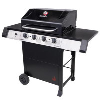 Charbroil Char-Broil 4-Burner Free Standing Liquid Propane Infrared Gas Grill, Black