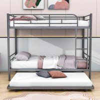 Isabelle & Max™ Metal Bunk Bed With Trundle,Twin Over Twin