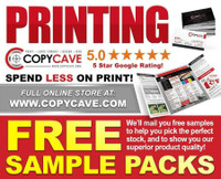 PRINTING SERVICES - LOW COST - Business Cards, Flyers, Brochures, Labels, Banners, Lawn Signs! + FREE Sample Packs