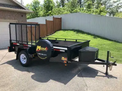 6'x10' Premium Steel Utility Trailer by Miska - Made in Canada Ready to Roll, starting at just $3,77...