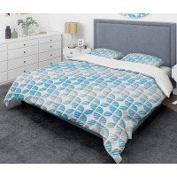 Made in Canada - East Urban Home 3D Pattern II Mid-Century Duvet Cover Set
