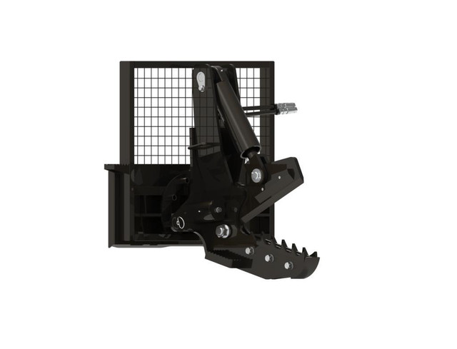 NEW SKID STEER ADJUSTABLE ROTATING TREE SHEAR 965091 in Other in Alberta - Image 4