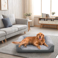 Tucker Murphy Pet™ Orthopedic Dog Bed, Waterproof Thick Foam Dog Bed Sofa With Machine Washable Cover, Comfy Dog Bed Cou