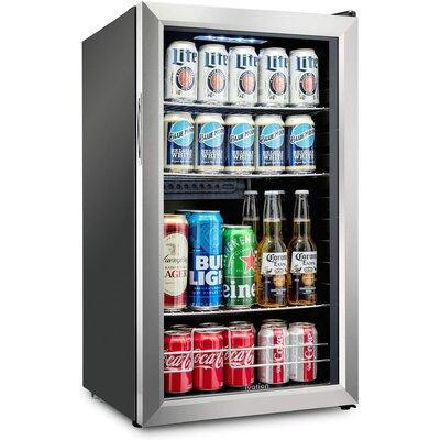 Ivation 126 Can Freestanding Beverage Refrigerator in Refrigerators