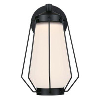 Gracie Oaks Adel 9.49" H Integrated LED Outdoor Wall Lantern