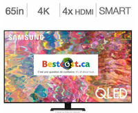 Télévision QLED 65 QN65Q80BAFXZC 4K UHD 120Hz Smart TV Wi-Fi Samsung - BESTCOST.CA