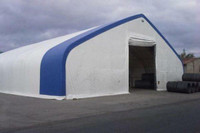 Prix de gros : abris de stockage neufs/stockage de bâtiment double treillis cadre tissu PVC / storage shelters