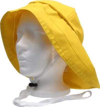 Wetskins One-Size-Fits-All Deluxe Sou'wester Rain Hat (Maritime rain hat) A similar sou'wester selli...