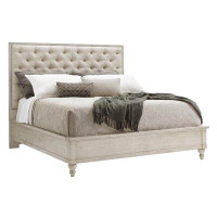 Lexington Oyster Bay Tufted Upholstered Low Profile Standard Bed