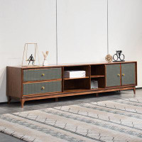LORENZO TV cabinet Italian minimalist living room solid wood modern simple TV cabinet