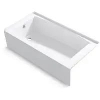 Kohler Entity 60" X 30" Alcove Bath with Integral Apron and Integral Flange