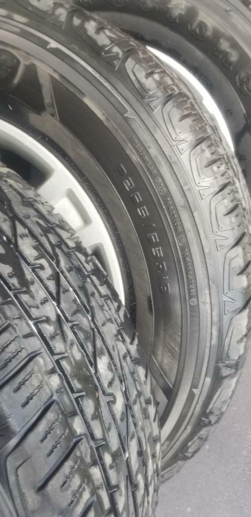 2016   GMC ACADIA  18 INCH    ALLOY WHEELS WITH FIRESTONE   HIGH  PERFORMANCE      265 / 65 / 18  ALL SEASON       TIRES in Tires & Rims in Ontario - Image 3