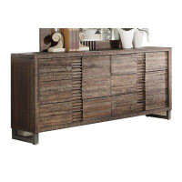 Union Rustic Kardel 6 Drawer Double Dresser with Mirror