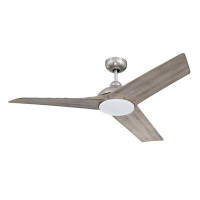 Brayden Studio 54" Allin 3 - Blade LED Smart Propeller Ceiling Fan with Remote Control and Light Kit Included