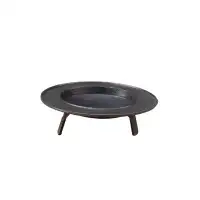 DYAG East 6.7" H x 21.7" W Iron Wood Burning Outdoor Fire Pit Table