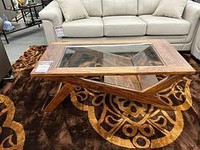Wooden Glass Coffee Table Sale !!