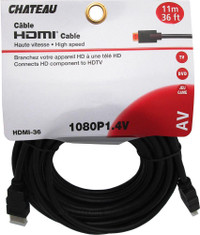 High Speed 36 Foot HDMI Cable