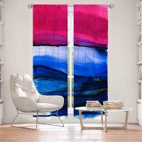 East Urban Home Lined Window Curtains 2-Panel Set For Window Size From East Urban Home® By Kathy Stanion - Abstraction X