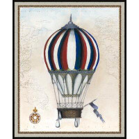 Ophelia & Co. 'Vintage Hot Air Balloons VI' Framed Graphic Art