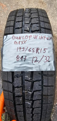 175/65/15 1 pneu hiver dunlop NEUF  90$ installer