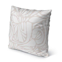 East Urban Home BUDDING Grey Indoor|Outdoor Pillow By East Urban Home