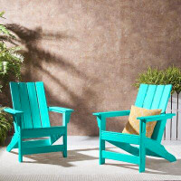 Rosecliff Heights Portland Outdoor Contemporary Adirondack Chair (Set Of 2)