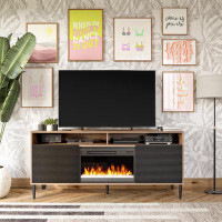 Mr. Kate Daphne 62'' W Storage Credenza with Electric Fireplace Included