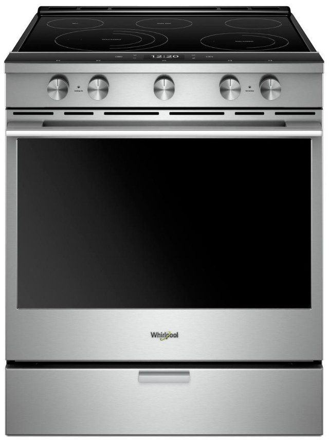 Whirlpool YWEEA25H0HZ Slide In Electric Range With True European Convection 6.4 cu. ft. Wi-Fi Enabled Stainless Steel c in Stoves, Ovens & Ranges in Mississauga / Peel Region