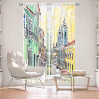 East Urban Home Lined Window Curtains 2-panel Set for Window Size by Markus Bleichner - Bahia Brazil