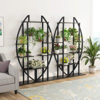 17 Stories Free Form Etagere Plant Stand