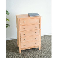 Red Barrel Studio Wooden Accent chest with five drawers and sturdy legs
