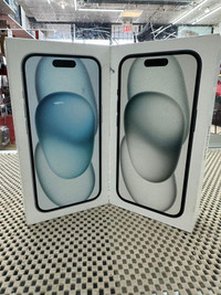 Apple iPhone 15 128GB, Brand New Sealed. Black / Blue. 1 Year Apple Warranty - BNIB @MAAS_WIRELESS