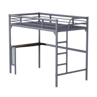 Isabelle & Max™ Twin Metal Loft Bed With Desk