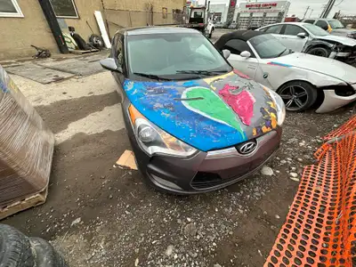 We have a 2013 Hyundai Veloster 234kkms in stock for PARTS. To check if we have the part you're look...