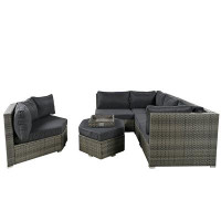 Latitude Run® Dominikus 6 Piece Complete Patio Set with Cushions