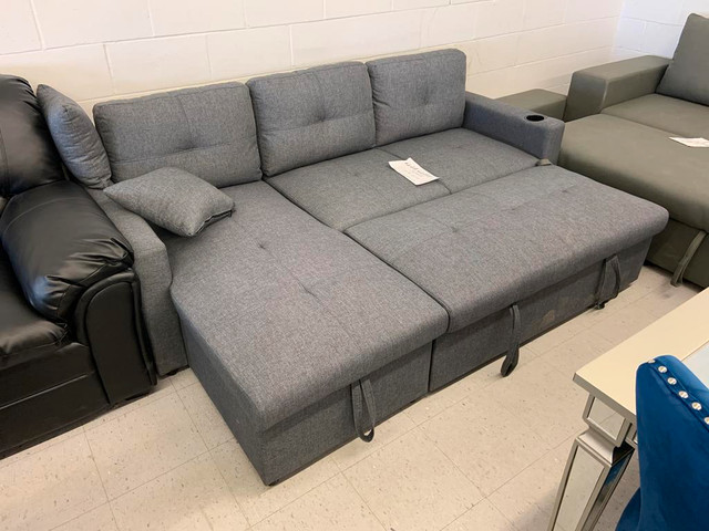 Dont miss out, the offer expires soon! Twin Size Sleeper Sofa with Pullout bed for $799. Black color Also available in Couches & Futons in London