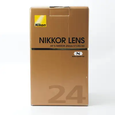 Nikon AF-S Nikkor 24mm f1.4G ED in excellent condition. Comes with the original box, hood and caps P...
