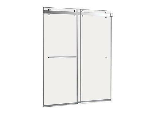 48 or 60 x 79 Clear Glass Inline Sliding Shower Glass Doors in Plumbing, Sinks, Toilets & Showers - Image 2