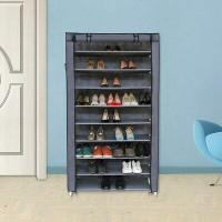 Rebrilliant Closet Organizer 30 Pair Shoe Storage Cabinet