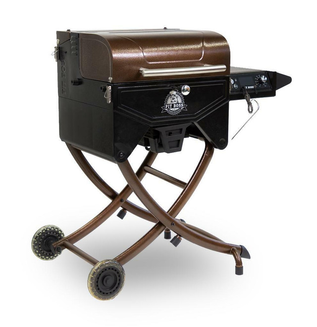 Pit Boss®  Portable Mahogany Wood Pellet Grill & Smoker - 387 squ in cooking  w 19 Lb Hopper  PB260PSP2  10559  in Stock in BBQs & Outdoor Cooking