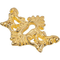 UNIQANTIQ HARDWARE SUPPLY Victorian Cast Brass Decorative Keyhole Cover