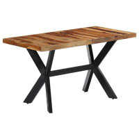 Union Rustic Flythe Dining Table Living Room Dinner Kitchen Table Multi Materials/Sizes